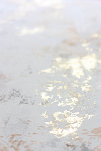 'Kulta' Hand-painted Photography Background Board - White/Greys/Gold Leaf-Background Board-Sophie-60x60cm-Woodrow Studios Food Photography Background