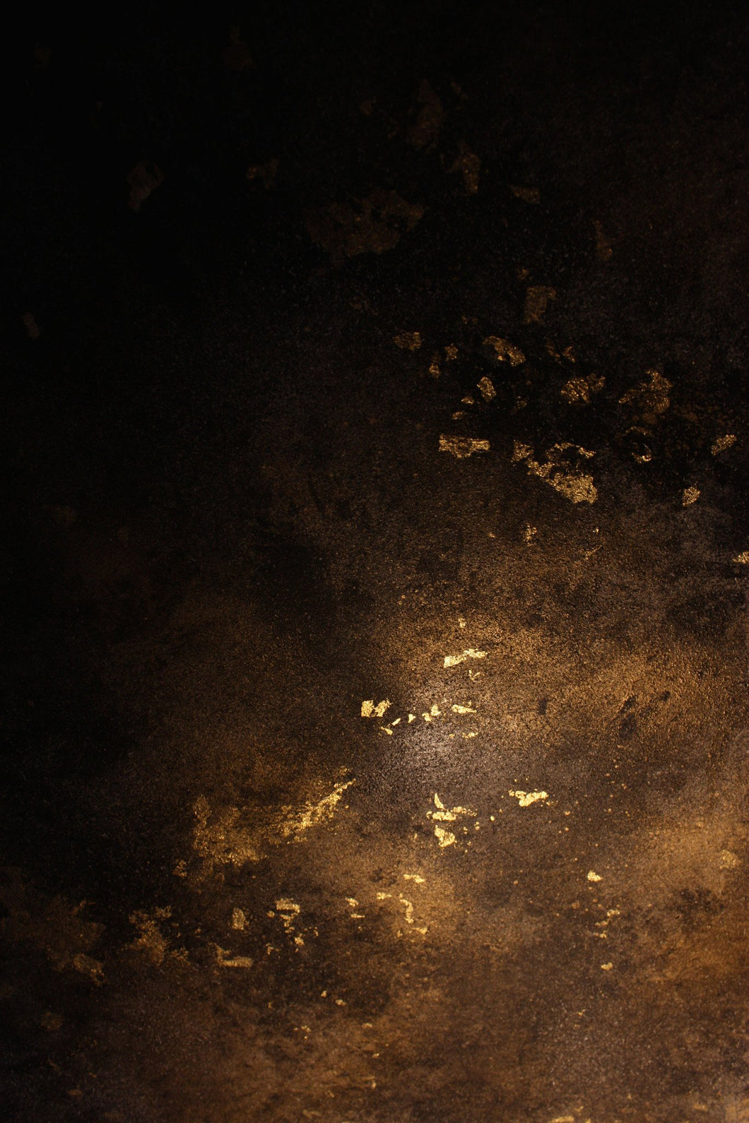 'Galaxy' Hand-painted Background Board - Black with Gold Leaf-Background Board-Sophie-60x60cm-Woodrow Studios Food Photography Background