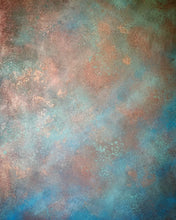 ‘Echo’ Hand-Painted Photography Background Board, Copper Leaf