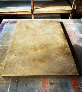 ‘Oro' Hand-painted Photography Background Board - Textured Gold