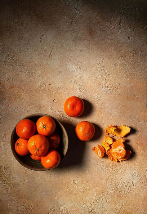 ‘Carlo’ Hand-painted Photography Background Board - Deep textured plaster, warm cream tones
