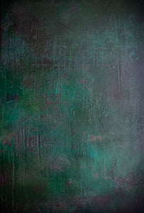 ‘Luca’ Hand-painted photography background, deep greens & red.