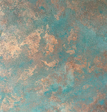‘Echo’ Hand-Painted Photography Background Board, Copper Leaf