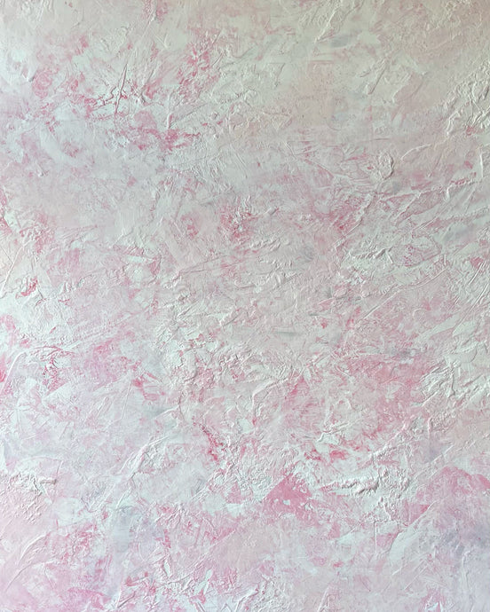 'Rosa' Hand-painted Photography Background Board - Pastel pinks and chalk white