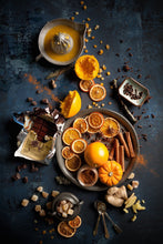 'Kaiyo' Hand-painted Photography Background Board - Moody Blues-Background Board-Sophie-60x60cm-Woodrow Studios Food Photography Background